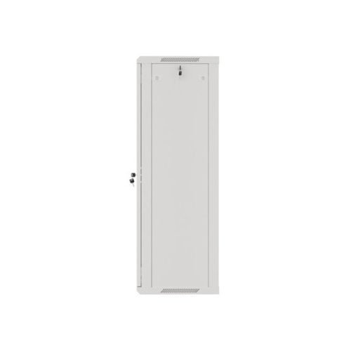 Lanberg 19" fali rack szekrény 27U/600X450 lapraszerelt, szürke V2