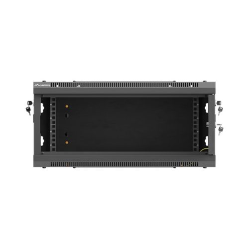 Lanberg 19" fali rack szekrény 4U/600X600 lemezajtó, lapraszerelt, fekete