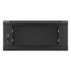 Lanberg 19" fali rack szekrény 4U/600X600 lapraszerelt, fekete V2