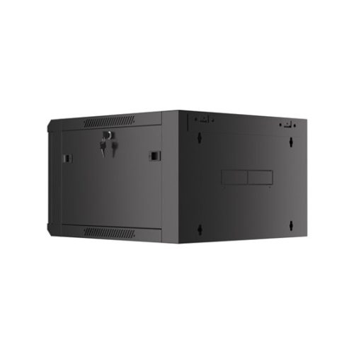 Lanberg 19" fali rack szekrény 4U/600X600 lapraszerelt, szürke V2
