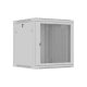 Lanberg 19" fali rack szekrény 12U/600X600 perforált ajtó, lapraszerelt, szürke