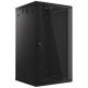 Lanberg 19" fali rack szekrény 22U/600X600 lapraszerelt, fekete V2
