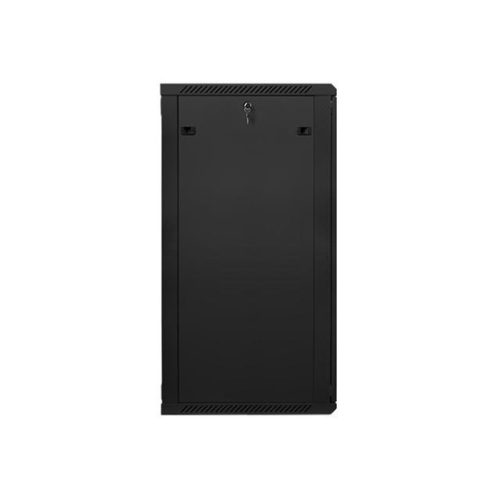 Lanberg 19" fali rack szekrény 27U/600X600 lapraszerelt, fekete V2