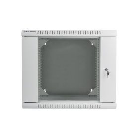   Lanberg 19" kétrészes fali rack szekrény 9U/600X600 lapraszerelt, szürke