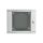 Lanberg 19" kétrészes fali rack szekrény 9U/600X600 lapraszerelt, szürke
