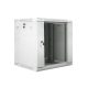Lanberg 19" kétrészes fali rack szekrény 12U/600X600 lapraszerelt, szürke