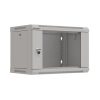 Lanberg 19" fali rack szekrény 6U/540X350 lapraszerelt, szürke V2