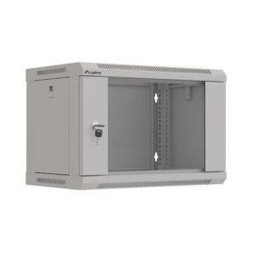   Lanberg 19" fali rack szekrény 6U/540X350 lapraszerelt, szürke V2