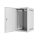 Lanberg 10" fali rack szekrény 9U/280X310, lemezajtó, lapraszerelt, szürke