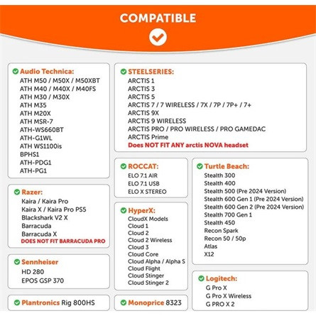 Wicked Cushions FreeZe Ear Cushions fejhallgató párna, fekete