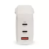 Nedis WGCHA100WWT töltő 100 W, GaN, PD3.0, QC 2,5 / 3,0 / 5,0 A, Kimenetek száma: 3, USB-A / 2x USB-C, fehér