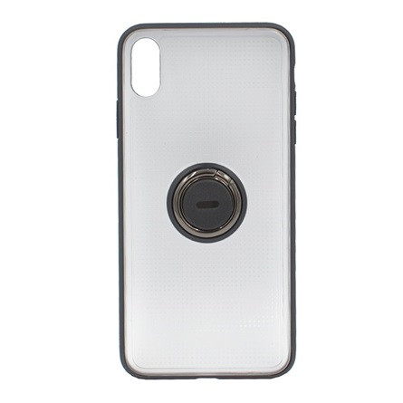 Baseus iPhone XR 6.1 BASEUS szilikon telefonvédő asztali tartó, mágneses, FEKETE