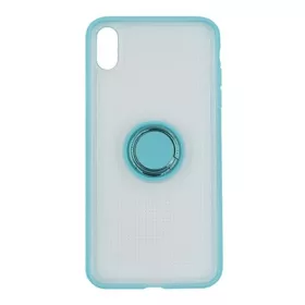   Baseus iPhone XR 6.1 BASEUS szilikon telefonvédő asztali tartó, mágneses, VILÁGOSKÉK