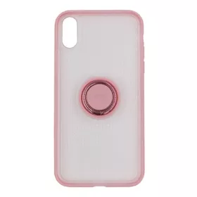   Baseus iPhone XR 6.1 BASEUS szilikon telefonvédő asztali tartó, mágneses, RÓZSASZÍN