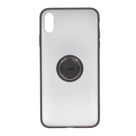   Baseus iPhone XS Max 6.5 BASEUS szilikon telefonvédő asztali tartó, mágneses, FEKETE