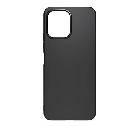 Made For Xiaomi Redmi 12 MADE FOR XIAOMI szilikon telefonvédő ultravékony, matt + képernyővédő üveg, FEKETE