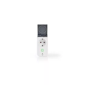   Nedis okos konektor WIFIPO120FWT, Wi-Fi | IP44 | Teljesítménymérő | 3680 W | Dugó földelt érintkezővel