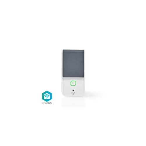 Nedis okos konektor WIFIPO120FWT, Wi-Fi | IP44 | Teljesítménymérő | 3680 W | Dugó földelt érintkezővel