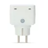 Nedis WIFIPO130FWT kültéri okos konnektor, Wi-Fi, IP44, fogyasztás mérő, 3680 W, földelt érintkező, Android™ / IOS