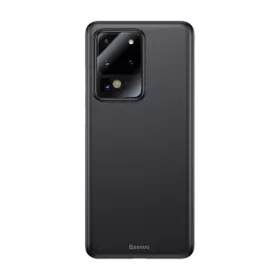   Baseus Samsung S20 Ultra 5G BASEUS WING műanyag telefonvédő 0.4mm, ultravékony, FÜSTSZÍNŰ