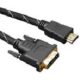 Rainbow DVI-HDMI, 3m, aranyozott