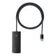 Baseus HUB Baseus Lite 4-Port USB Type-A HUB dokkoló állomás, 1m, fekete