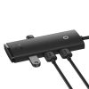 Baseus HUB Baseus Lite 4-Port USB Type-A HUB dokkoló állomás, 1m, fekete