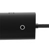 Baseus HUB Baseus Lite 4-Port USB Type-A HUB dokkoló állomás, 1m, fekete
