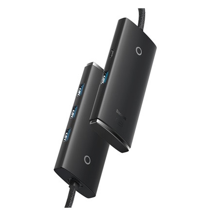 Baseus 4-Port USB Type-A HUB dokkoló állomás, 2m, fekete