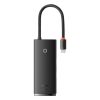 Baseus HUB Baseus Lite 5-Port USB Type-C HUB dokkoló állomás, fekete