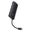 Baseus HUB Baseus Lite 5-Port USB Type-C HUB dokkoló állomás, fekete