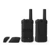 Nedis WLTK0610BK Walkie-Talkie készlet, 2 kézibeszélő 6 km-ig, 8 csatorna, 38 alcsatorna, 61 DCS kód, PTT/ VOX, LED lámp