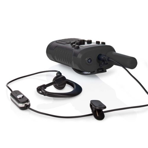 Nedis WLTK0610BK Walkie-Talkie készlet, 2 kézibeszélő 6 km-ig, 8 csatorna, 38 alcsatorna, 61 DCS kód, PTT/ VOX, LED lámp