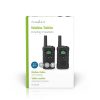 Nedis WLTK0610BK Walkie-Talkie készlet, 2 kézibeszélő 6 km-ig, 8 csatorna, 38 alcsatorna, 61 DCS kód, PTT/ VOX, LED lámp