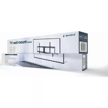 Gembird WM-90F-01 43"-90" monitor TV fali tartó fekete