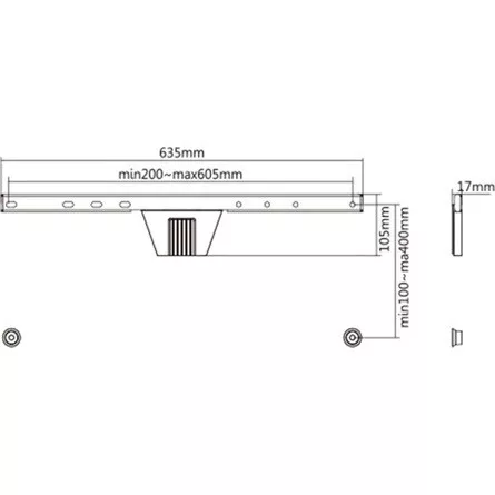 Gembird WM-S80F-01 Slim 37"-80" monitor TV fali tartó fekete