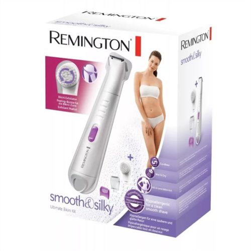 REMINGTON SMOOTH & SILKY WPG4035 bikinivonal igazító készlet, 4 cserélhető fej, vízálló, 30 perc akku