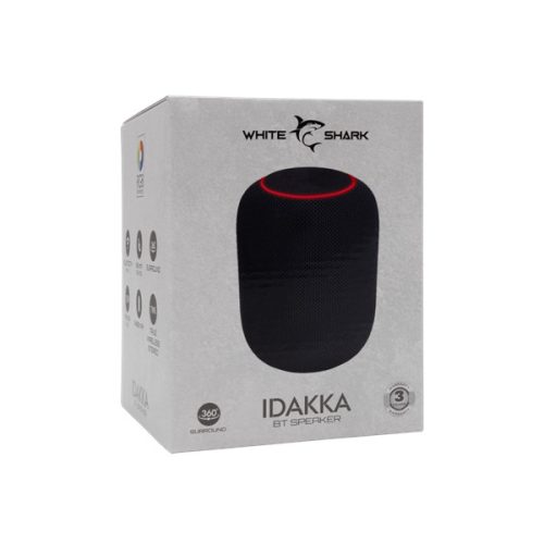 WHITESHARK WHITE SHARK GBT-619B IDAKKA-B BLUETOOTH HANGSZÓRÓ 2x5W, TWS, fekete, 2400mA