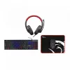 WHITESHARK WHITE SHARK COMANCHE-3 gamer combo billetyűzet (magyar) + egér + fejhallgató + egérpad