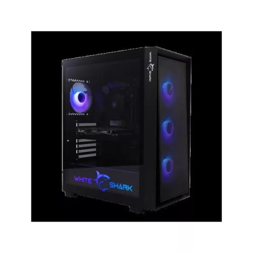 WHITESHARK WHITE SHARK WARHEAD-3/B WS GCC-2401B  PC ház, E-ATX/ATX/M-ATX/ITX gamer, fekete