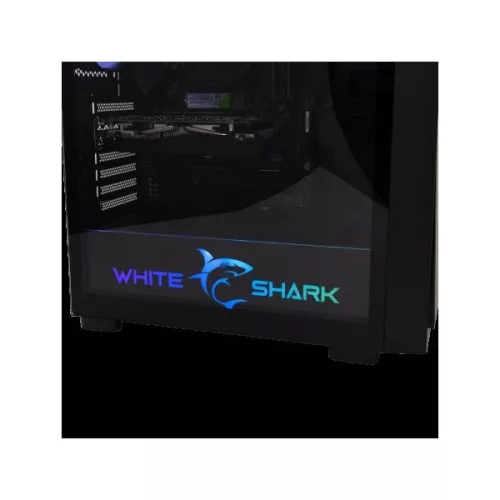 WHITESHARK WHITE SHARK WARHEAD-3/B WS GCC-2401B  PC ház, E-ATX/ATX/M-ATX/ITX gamer, fekete