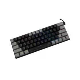   WHITESHARK WHITE SHARK WAKIZASHI-B-G/BL-US, GK-002112-B-G/BL-US fekete/szürke mechanikus gamer billentyűzet, angol