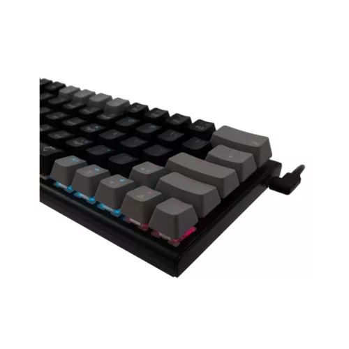 WHITESHARK WHITE SHARK WAKIZASHI-B-G/BL-US, GK-002112-B-G/BL-US fekete/szürke mechanikus gamer billentyűzet, angol
