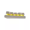 WHITESHARK WHITE SHARK WAKIZASHI-W/BL-US, GK-002122-W/BL-US fehér mechanikus gamer billentyűzet, angol