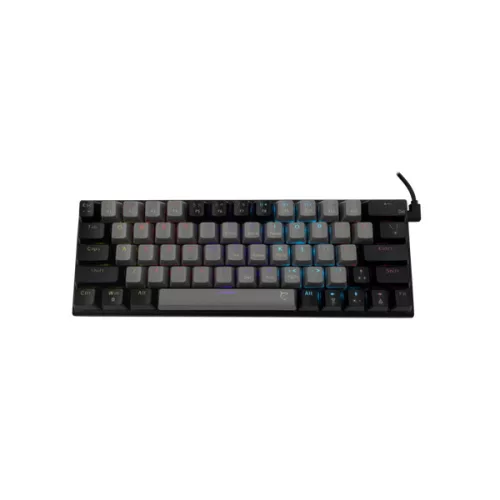 WHITESHARK WHITE SHARK WAKIZASHI-G-B/BL-US, GK-002172-G-B/BL-US szürke/fekete mechanikus gamer billentyűzet, angol
