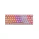 WHITESHARK WHITE SHARK W029928 WAKIZASHI-P/BL-US pink mechanikus gamer billentyűzet, kék kapcs. (angol)