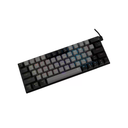 WHITESHARK WHITE SHARK WAKIZASHI-2/G-B/R-HU, GK-002713V2/G-B/R-HU szürke/fekete, magyar, mechanikus gamer billentyűzet