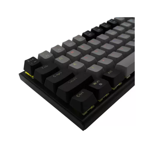 WHITESHARK WHITE SHARK WAKIZASHI-2/G-B/R-HU, GK-002713V2/G-B/R-HU szürke/fekete, magyar, mechanikus gamer billentyűzet