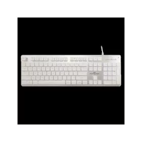   WHITESHARK WHITE SHARK  TACHI-W/US WS GK-003241W-US gamer billentyűzet, 104 gomb fehér (angol)