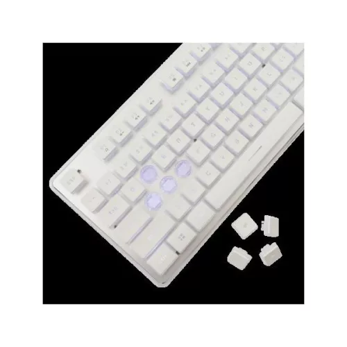 WHITESHARK WHITE SHARK  TACHI-W/US WS GK-003241W-US gamer billentyűzet, 104 gomb fehér (angol)